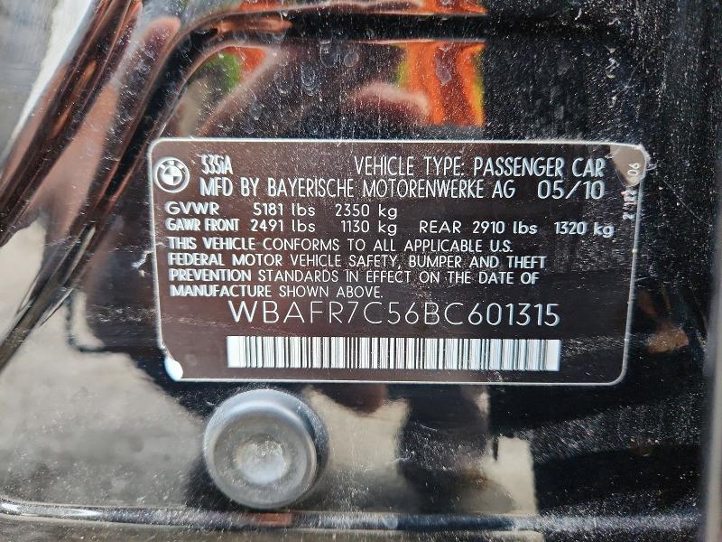 Продаж на аукціоні авто 2011 Bmw 535, vin: WBAFR7C56BC601315, номер лоту: 68894376