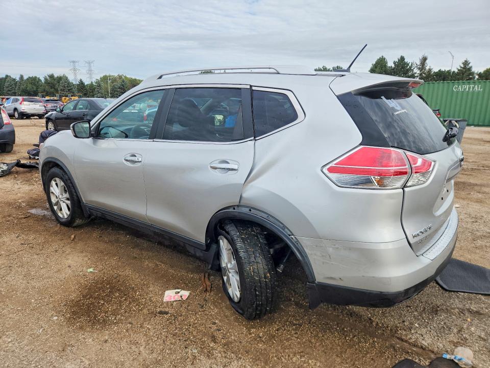 2015 Nissan Rogue მანქანა იყიდება აუქციონზე, vin: KNMAT2MV7FP509077, აუქციონის ნომერი: 69136826