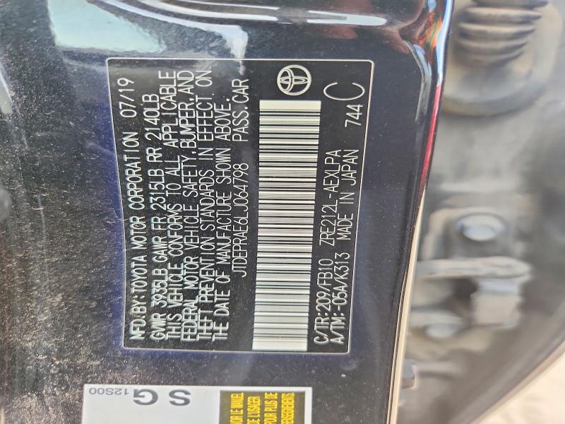 2020 Toyota Corolla მანქანა იყიდება აუქციონზე, vin: JTDEPRAE6LJ064798, აუქციონის ნომერი: 69323446