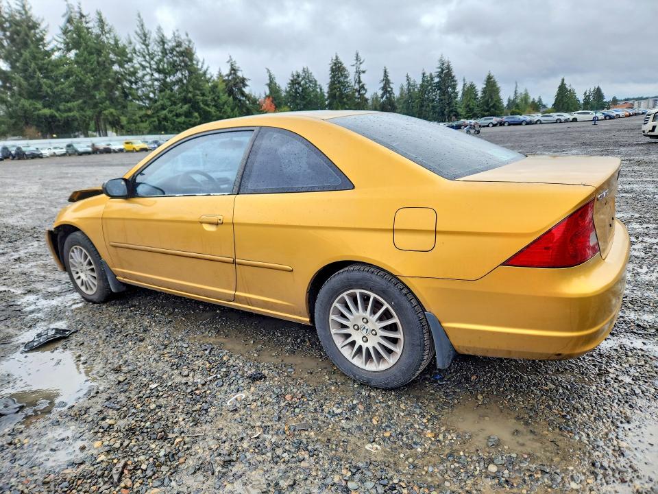 2001 Honda Civic მანქანა იყიდება აუქციონზე, vin: 1HGEM21991L016279, აუქციონის ნომერი: 70553376