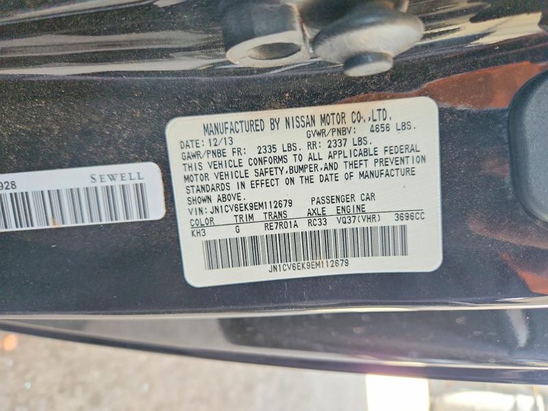 Продаж на аукціоні авто 2014 Infiniti Q60 Coupe, vin: JN1CV6EK9EM112679, номер лоту: 68445526