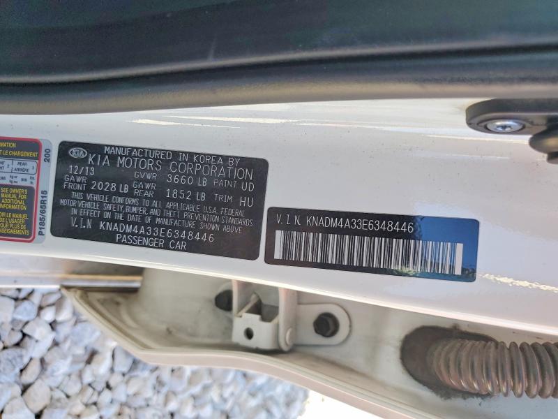 Aukcja sprzedaży 2014 Kia Rio, vin: KNADM4A33E6348446, numer aukcji: 70446846