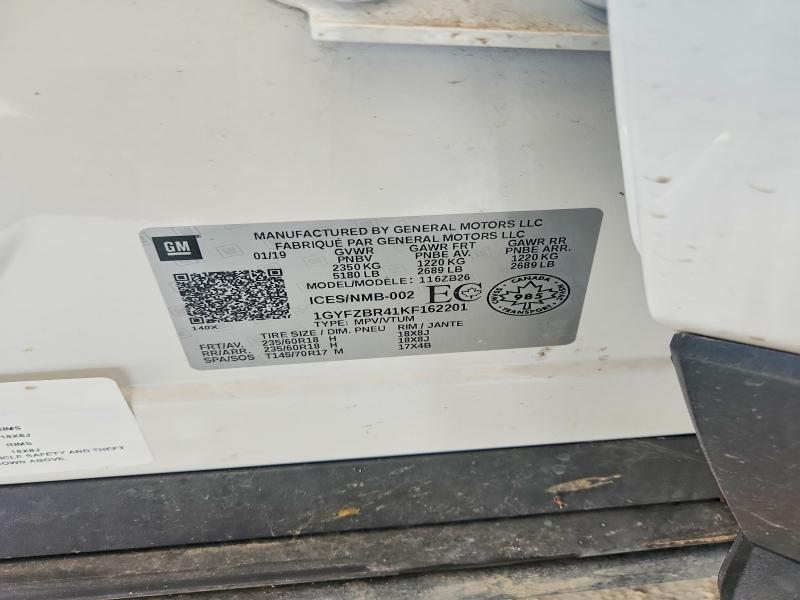 Aukcja sprzedaży 2019 Cadillac Xt4, vin: 1GYFZBR41KF162201, numer aukcji: 69418946