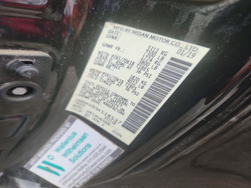 Продаж на аукціоні авто 2019 Nissan Titan, vin: 1N6AA1C87KN518537, номер лоту: 69354406