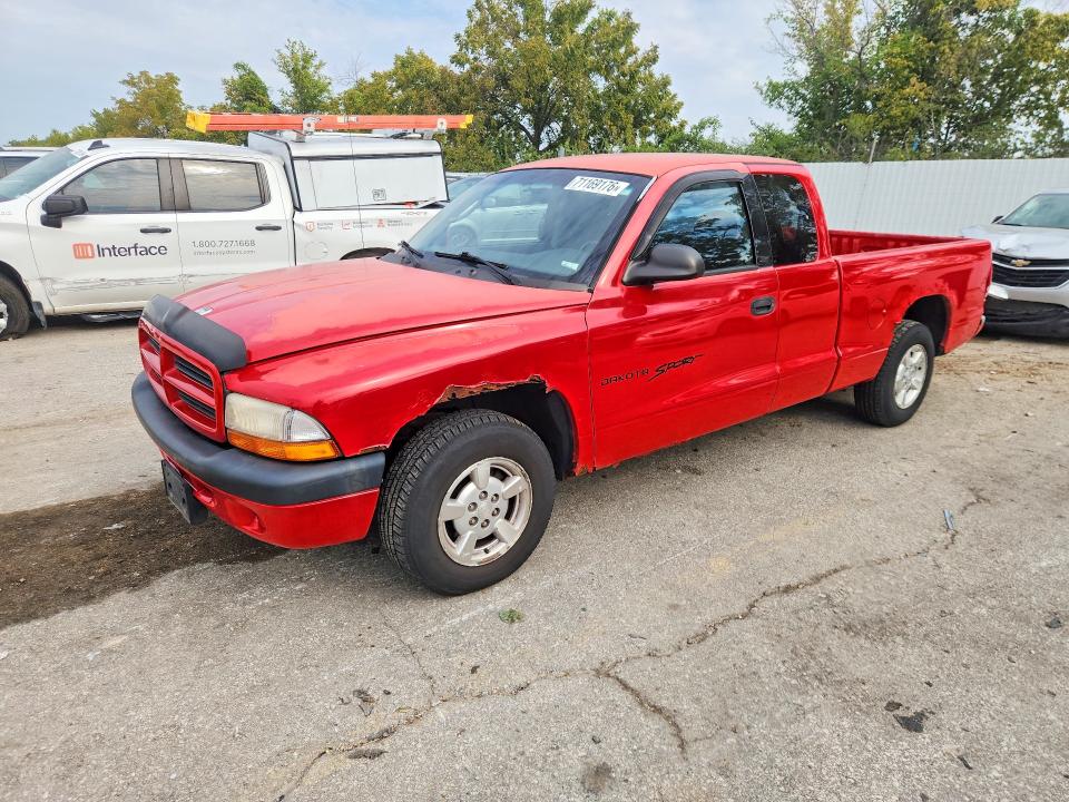 71169176 :رقم المزاد ، 1B7GL22N91S143139 vin ، 2001 Dodge Dakota مزاد بيع