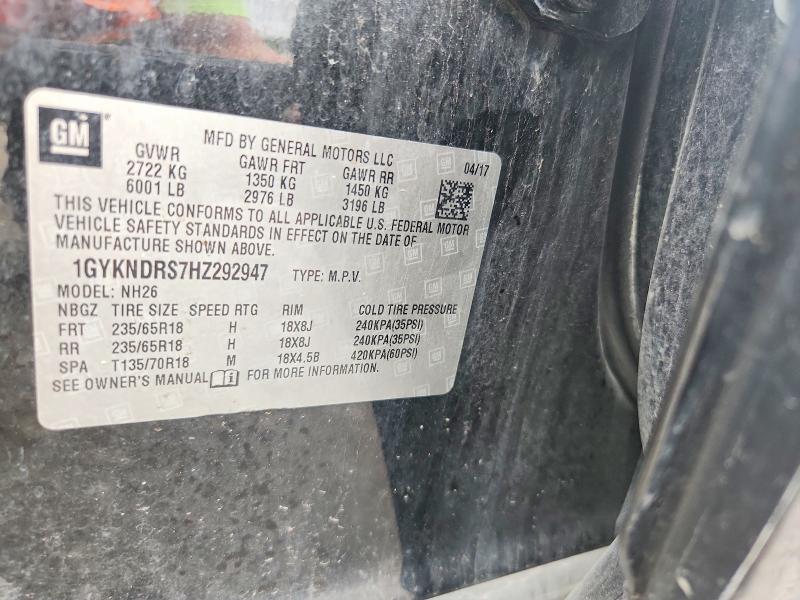 Aukcja sprzedaży 2017 Cadillac Xt5, vin: 1GYKNDRS7HZ292947, numer aukcji: 67069606
