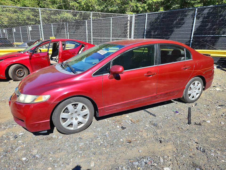 68608056 :رقم المزاد ، 2HGFA1F5XAH532239 vin ، 2010 Honda Civic مزاد بيع