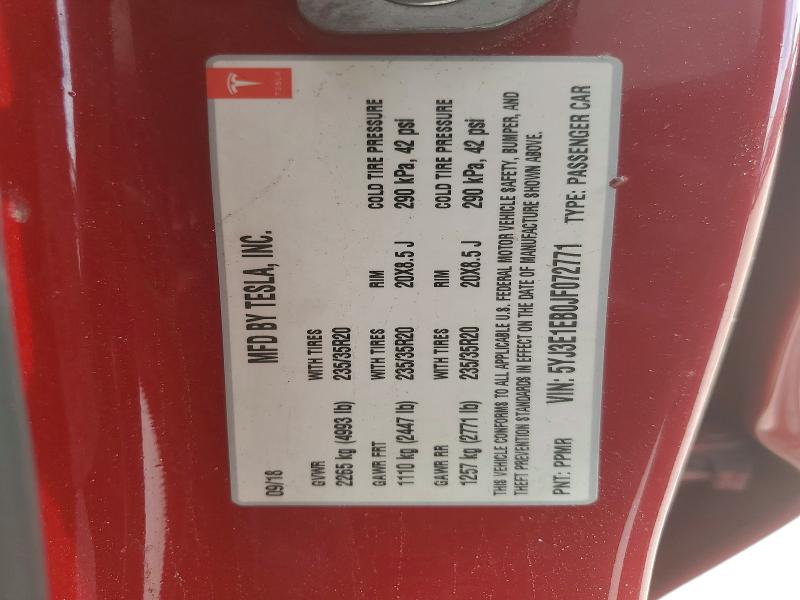 Продаж на аукціоні авто 2018 Tesla Model 3, vin: 5YJ3E1EB0JF072771, номер лоту: 68412016