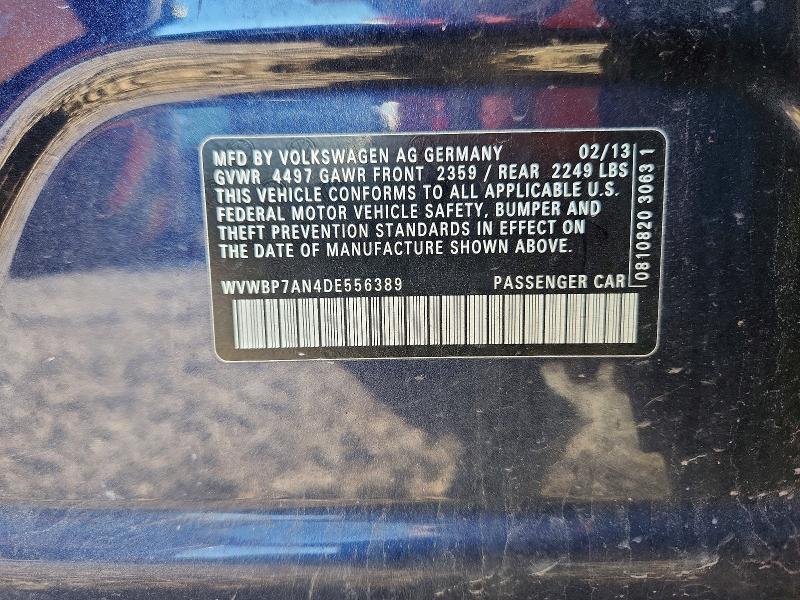 Продаж на аукціоні авто 2013 Volkswagen Cc, vin: WVWBP7AN4DE556389, номер лоту: 69890156