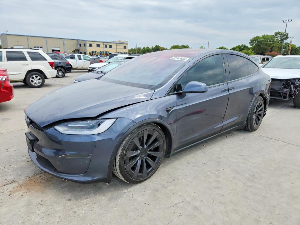 2023 Tesla Model X მანქანა იყიდება აუქციონზე, vin: 7SAXCBE60PF372421, აუქციონის ნომერი: 67385836