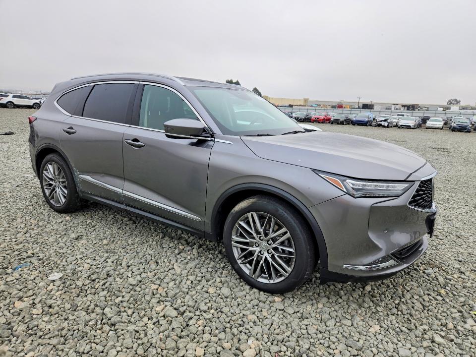 2022 Acura Mdx მანქანა იყიდება აუქციონზე, vin: 5J8YE1H87NL023268, აუქციონის ნომერი: 70125466