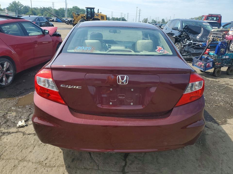 Продаж на аукціоні авто 2012 Honda Civic, vin: 19XFB2F81CE098013, номер лоту: 67434686