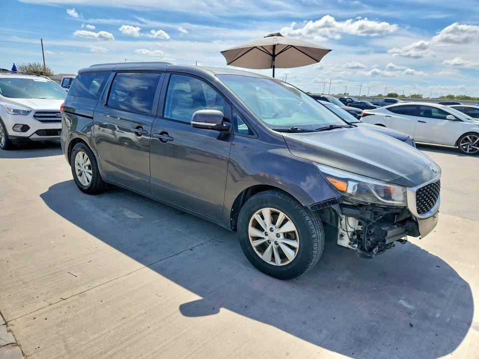 2016 Kia Sedona მანქანა იყიდება აუქციონზე, vin: KNDMB5C17G6172465, აუქციონის ნომერი: 70167636