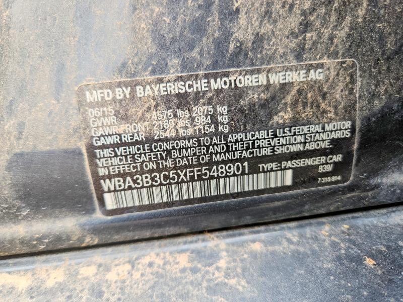 67415986 :رقم المزاد ، WBA3B3C5XFF548901 vin ، 2015 Bmw 328 مزاد بيع