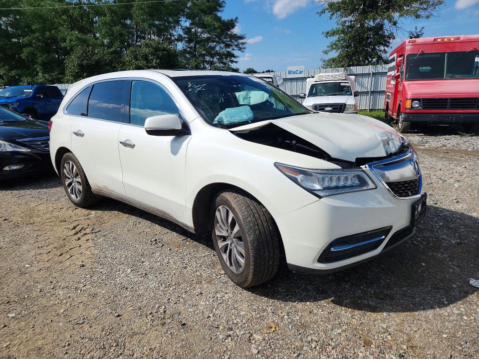 Auction sale of the 2016 Acura Mdx, vin: 5FRYD4H4XGB062733, lot number: 67870186