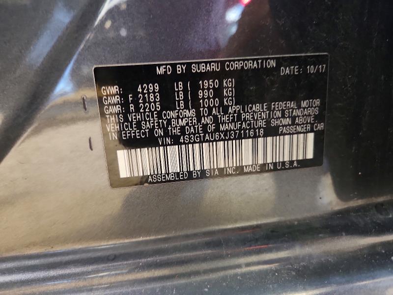 Aukcja sprzedaży 2018 Subaru Impreza, vin: 4S3GTAU6XJ3711618, numer aukcji: 68235186