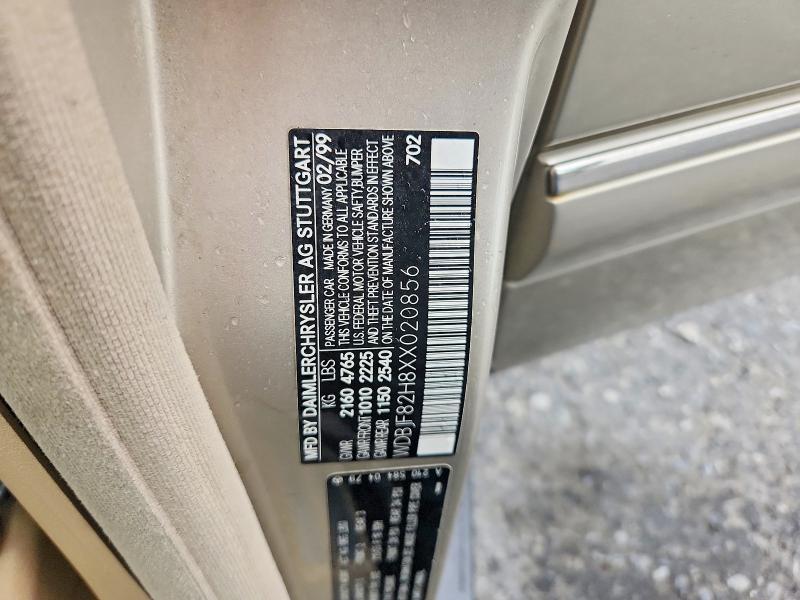 Aukcja sprzedaży 1999 Mercedes-benz E, vin: WDBJF82H8XX020856, numer aukcji: 67433516