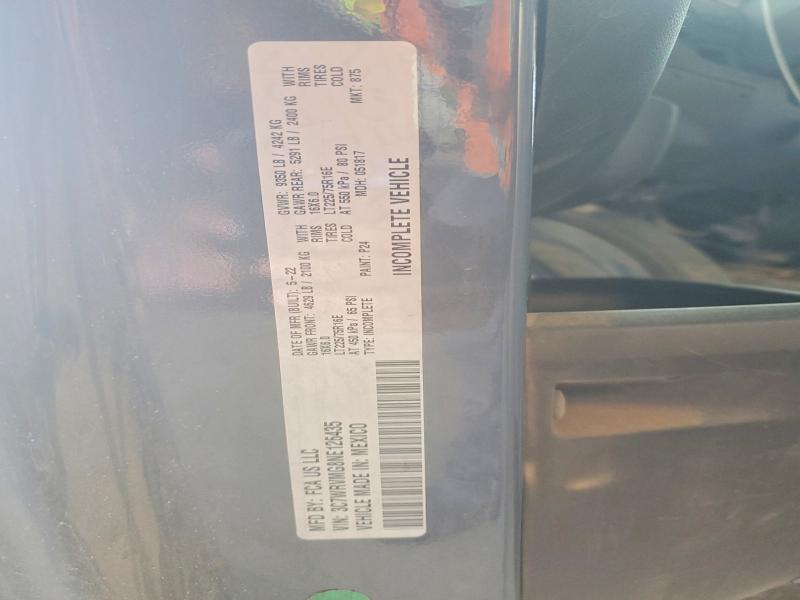 Aukcja sprzedaży 2022 Ram Promaster 3500, vin: 3C7WRVMG8NE126435, numer aukcji: 66550456