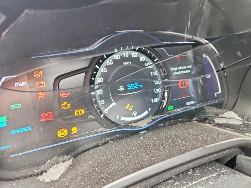 67907386 :رقم المزاد ، KMHC05LCXKU138412 vin ، 2019 Hyundai Ioniq مزاد بيع