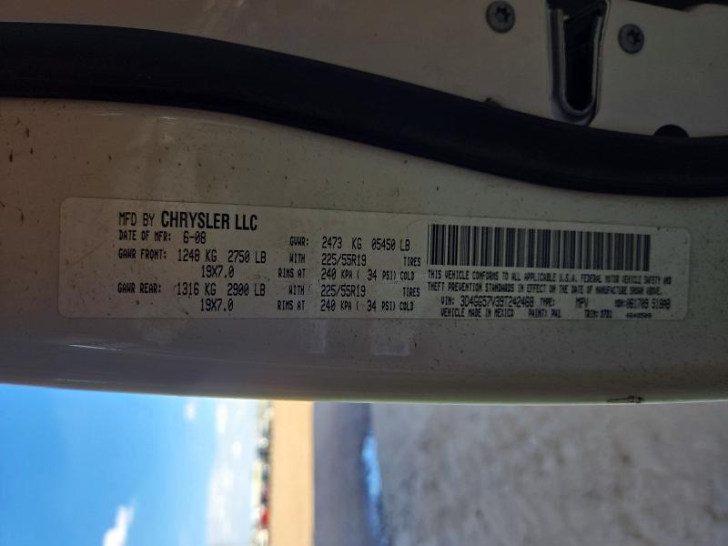 70831766 :رقم المزاد ، 3D4GG57V39T242468 vin ، 2009 Dodge Journey مزاد بيع