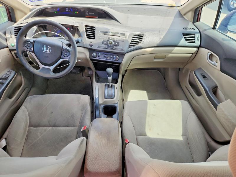 68435566 :رقم المزاد ، 2HGFB2F54CH612836 vin ، 2012 Honda Civic مزاد بيع