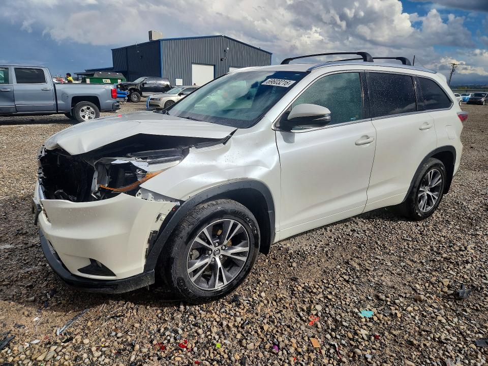 Aukcja sprzedaży 2016 Toyota Highlander, vin: 5TDJKRFH3GS331274, numer aukcji: 69603216