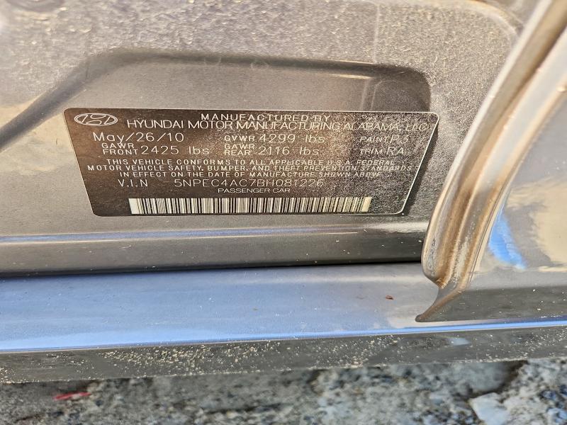 Aukcja sprzedaży 2011 Hyundai Sonata, vin: 5NPEC4AC7BH081226, numer aukcji: 67606086