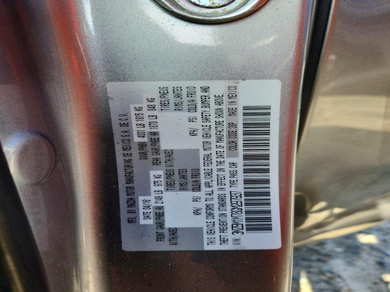 68739786 :رقم المزاد ، 3MZBM1M78GM297937 vin ، 2016 Mazda 3 مزاد بيع