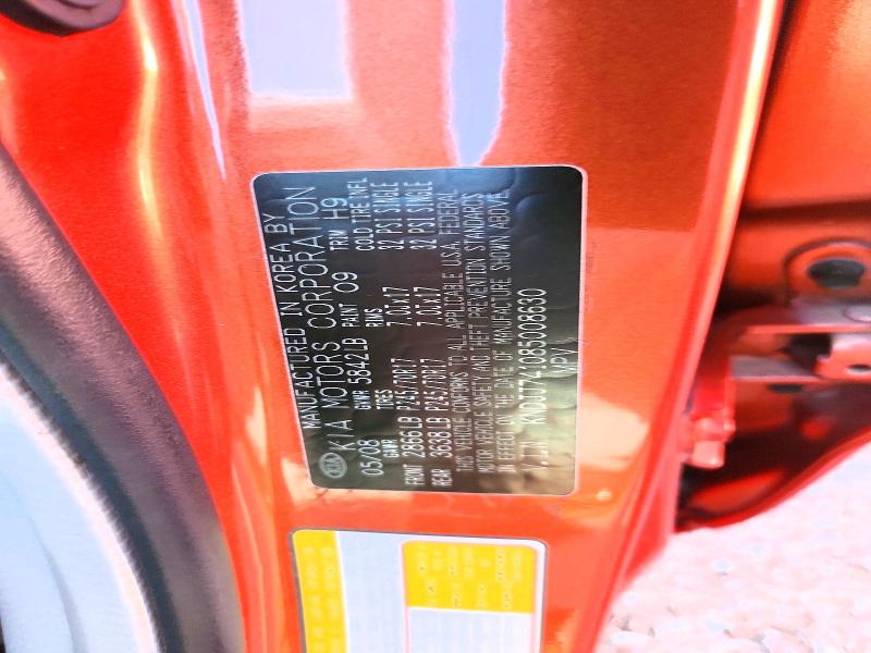 Продажа на аукционе авто 2009 Kia Borrego, vin: KNDJJ741085008630, номер лота: 69543336