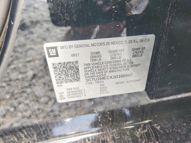 Продажа на аукционе авто 2018 Gmc Sierra, vin: 3GTU2MECXJG168862, номер лота: 67377276