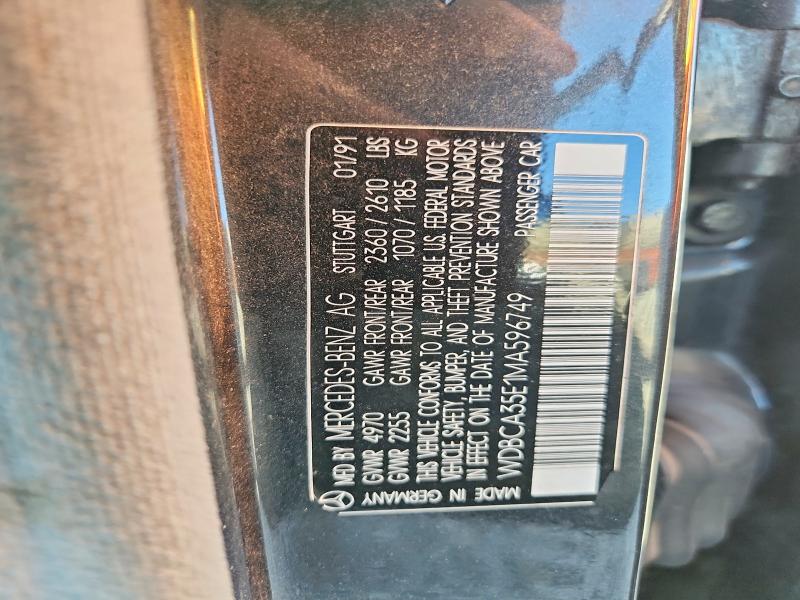 68689486 :رقم المزاد ، WDBCA35E1MA596749 vin ، 1991 Mercedes-benz 420 مزاد بيع
