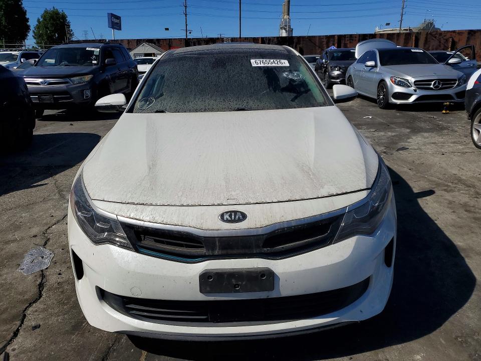 2017 Kia Optima Plug-in Hybrid მანქანა იყიდება აუქციონზე, vin: KNAGV4LD3H5011723, აუქციონის ნომერი: 67655426