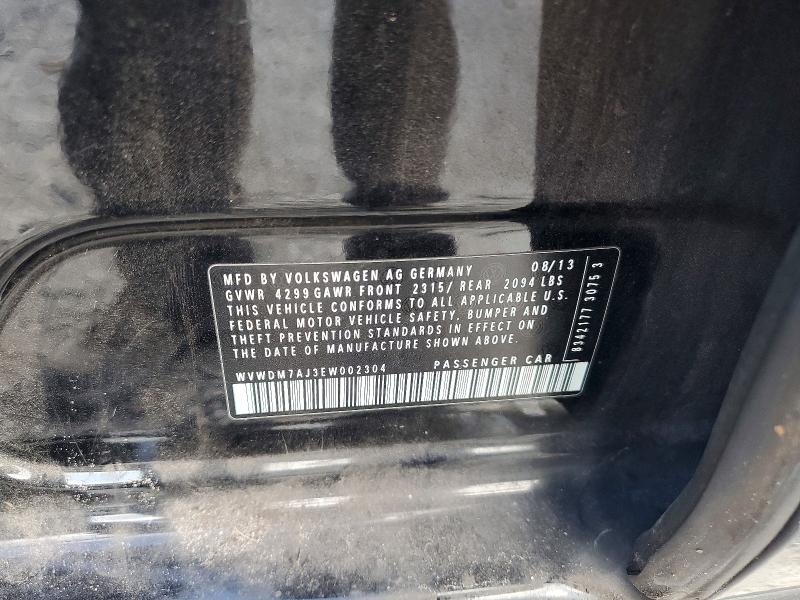 2014 Volkswagen Golf მანქანა იყიდება აუქციონზე, vin: WVWDM7AJ3EW002304, აუქციონის ნომერი: 69201116