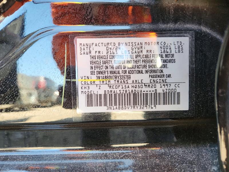 Aukcja sprzedaży 2024 Nissan Sentra, vin: 3N1AB8DV7RY329769, numer aukcji: 67183706