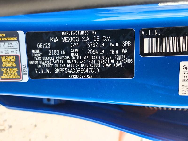 Aukcja sprzedaży 2023 Kia Forte, vin: 3KPF54AD5PE647810, numer aukcji: 70153766