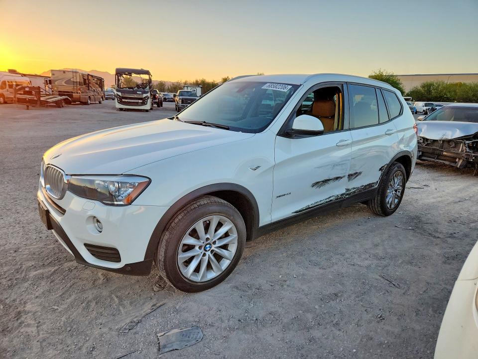 2016 Bmw X3 მანქანა იყიდება აუქციონზე, vin: 5UXWX9C5XG0D78517, აუქციონის ნომერი: 68582206