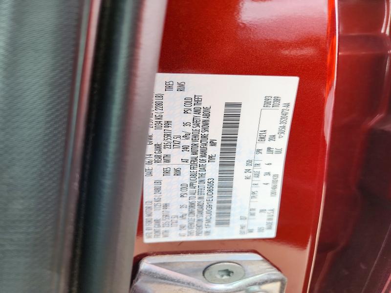Aukcja sprzedaży 2014 Ford Escape, vin: 1FMCU0G91EUD85053, numer aukcji: 70436156
