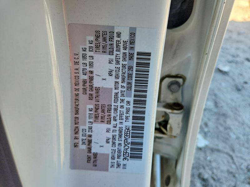 Продаж на аукціоні авто 2023 Mazda 3, vin: 3MZBPACM2PM365941, номер лоту: 69953816