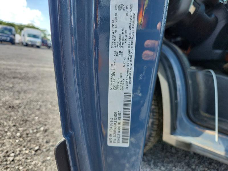 Aukcja sprzedaży 2020 Ram Promaster 3500, vin: 3C6URVJG0LE136857, numer aukcji: 65957976