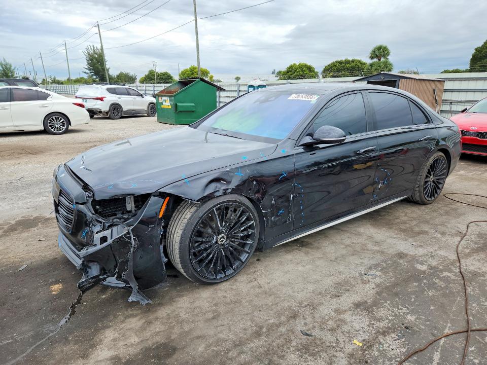 2023 Mercedes-benz S მანქანა იყიდება აუქციონზე, vin: W1K6G6DB3PA186373, აუქციონის ნომერი: 70853856