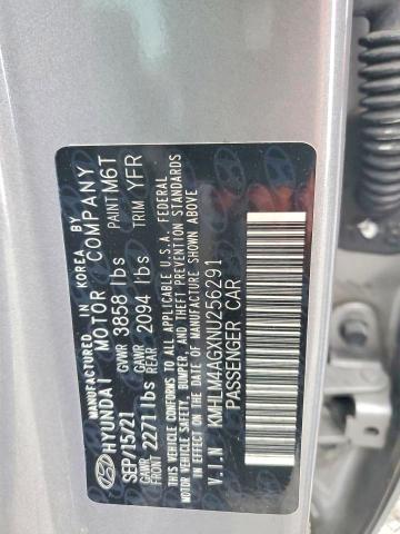 Продажа на аукционе авто 2022 Hyundai Elantra, vin: KMHLM4AGXNU256291, номер лота: 66228826