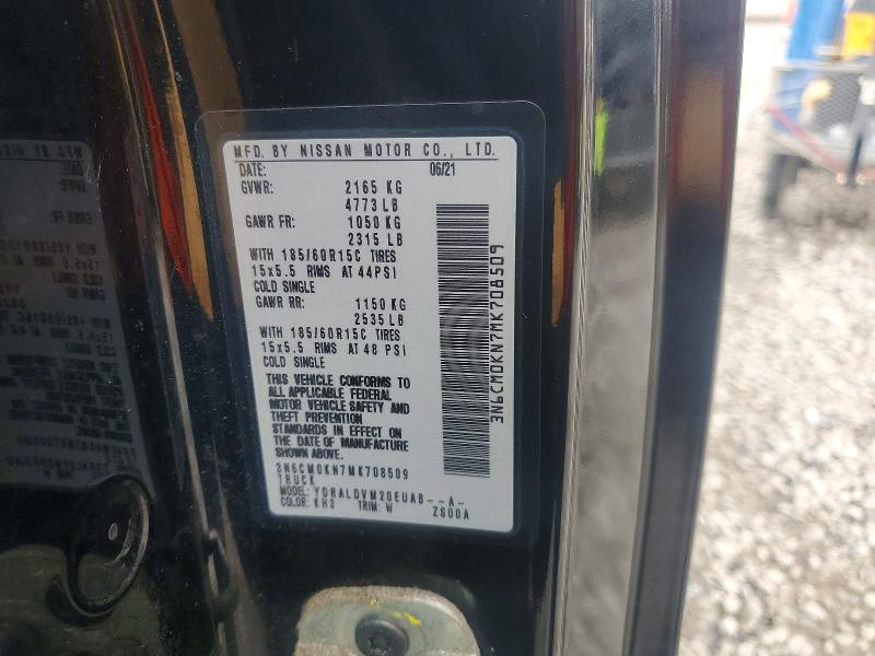 Продажа на аукционе авто 2021 Nissan Nv200, vin: 3N6CM0KN7MK708509, номер лота: 69392466