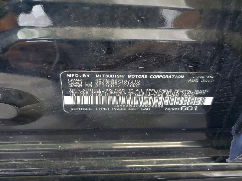 Продажа на аукционе авто 2013 Mitsubishi Lancer, vin: JA32X2HU5DU006896, номер лота: 68231766