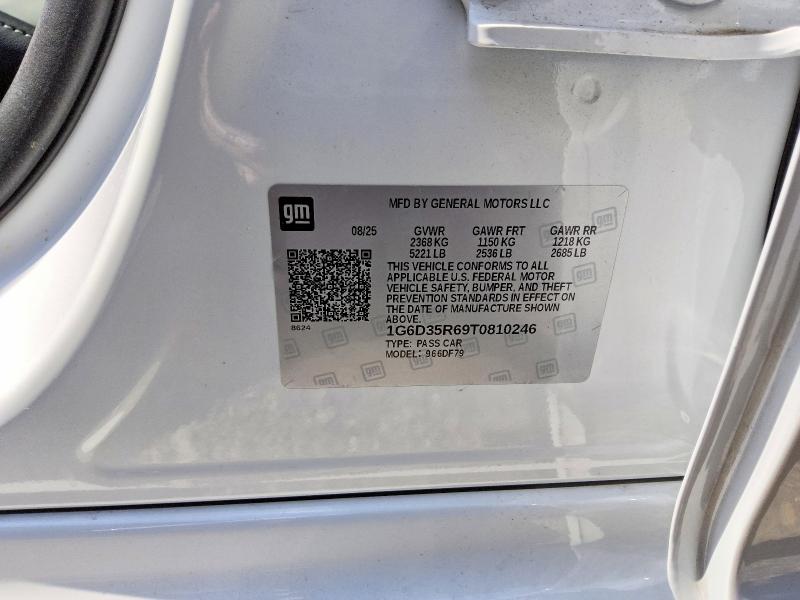 69882666 :رقم المزاد ، 1G6D35R69T0810246 vin ، 2026 Cadillac Ct5-v مزاد بيع