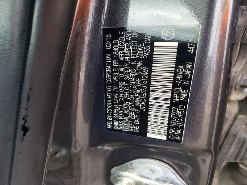 Продажа на аукционе авто 2018 Toyota Prius C, vin: JTDKDTB37J1612469, номер лота: 68226766
