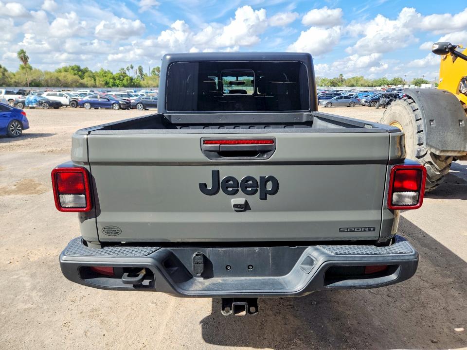 70373416 :رقم المزاد ، 1C6HJTAG1ML537257 vin ، 2021 Jeep Gladiator مزاد بيع
