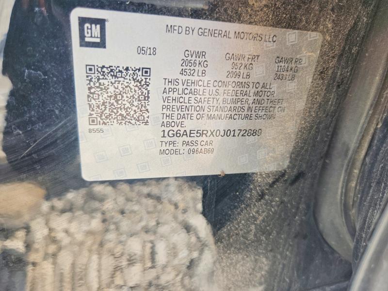 Aukcja sprzedaży 2018 Cadillac Ats, vin: 1G6AE5RX0J0172889, numer aukcji: 67180756