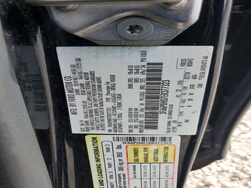 Продаж на аукціоні авто 2014 Ford Fusion, vin: 3FA6P0HD7ER377323, номер лоту: 68766516