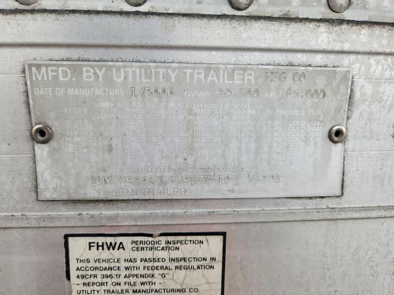 Продажа на аукционе авто 2006 Utility Trailer Vsra Reefe, vin: 1UYVS248X6U917719, номер лота: 68582726