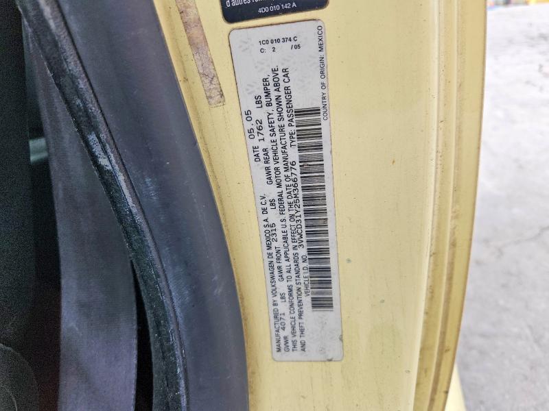 Продажа на аукционе авто 2005 Volkswagen New Beetle, vin: 3VWCD31Y25M366776, номер лота: 69302036